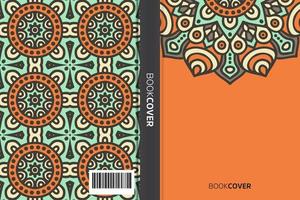 Mandala-Cover-Buch vektor