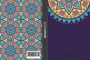 Mandala-Cover-Buch vektor