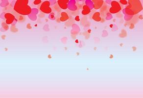 glücklich Valentinsgrüße Tag, Liebe Tag Herzen romantisch Feier Design. Vektor Illustration