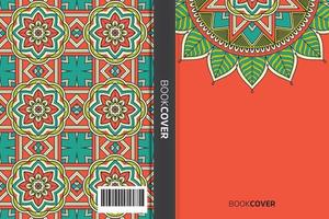 Mandala-Cover-Buch vektor