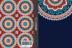 Mandala-Cover-Buch vektor