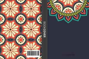 Mandala-Cover-Buch vektor