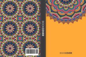 Mandala-Cover-Buch vektor