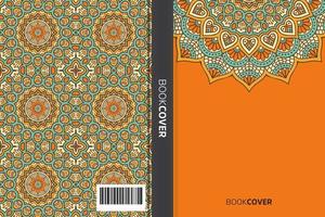 Mandala-Cover-Buch vektor