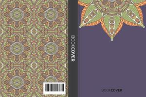 Mandala-Cover-Buch vektor