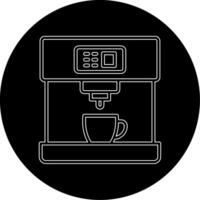 Kaffee Maschine vecto Symbol vektor