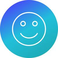 Glad Emoji Vector Icon
