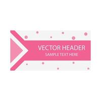 Header Vorlage Illustration vektor