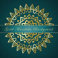 Vektor Luxus Zier Mandala Design Hintergrund