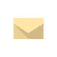 brev ikon i platt Färg stil. meddelande post korrespondens e-post post traditionell vektor