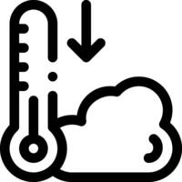 diese Symbol oder Logo Wetter Symbol oder andere wo es erklärt verschiedene Typen von Wetter eine solche wie heiß Wetter und Andere oder Design Anwendung Software vektor