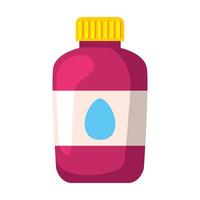 Medizin Flasche Symbol Design Illustration. Vektor Design