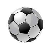 Fußball Ball Symbol im Farbe. Sport Wettbewerb Mannschaft vektor