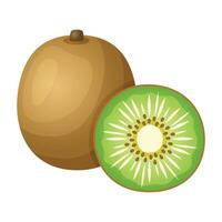kiwi frukt ikon design. färsk frukt vektor