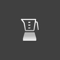 juicepress ikon i metallisk grå Färg stil. hushåll kök apparat vektor