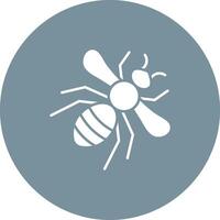 Honigbiene Symbol Vektor Bild. geeignet zum Handy, Mobiltelefon Apps, Netz Apps und drucken Medien.