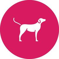 Hund Symbol Vektor Bild. geeignet zum Handy, Mobiltelefon Apps, Netz Apps und drucken Medien.