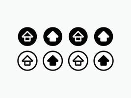 Home-Button, für Website, Symbol Home vektor