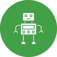 Roboter Symbol Vektor Bild. geeignet zum Handy, Mobiltelefon Apps, Netz Apps und drucken Medien.