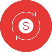 Geld Transfer Symbol Vektor Bild. geeignet zum Handy, Mobiltelefon Apps, Netz Apps und drucken Medien.
