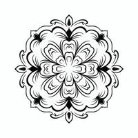 ornament element mandala blommig retro hörn ramar gränser konst deco design vektor fil