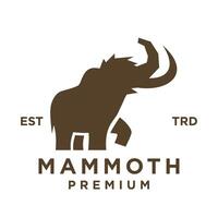 mammut logotyp ikon design ikon illustration vektor