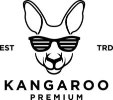 Känguru Logo Symbol Design Illustration vektor