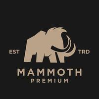 Mammut Logo Symbol Design Symbol Illustration vektor