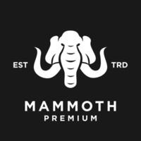 mammut logotyp ikon design ikon illustration vektor