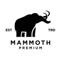 mammut logotyp ikon design ikon illustration vektor