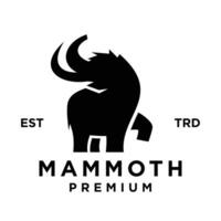 mammut logotyp ikon design ikon illustration vektor