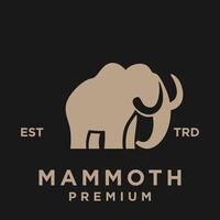 Mammut Logo Symbol Design Symbol Illustration vektor