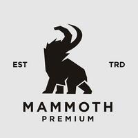 Mammut Logo Symbol Design Symbol Illustration vektor