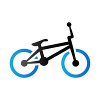 bmx Fahrrad Symbol im Duo Ton Farbe. Sport Rennen Park vektor