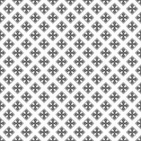 svart vit asiatisk blommig geometrisk tyg mönster vektor