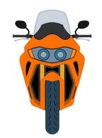 motorcykel modern snabb sporter motorcykel vektor illustration isolerat på vit bakgrund