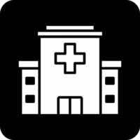 Krankenhaus Gebäude vecto Symbol vektor