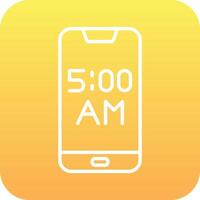 Smartphone Alarm vecto Symbol vektor