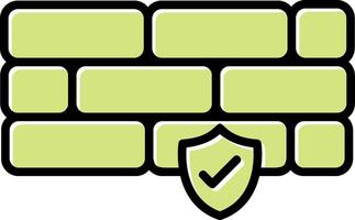 Firewall vecto Symbol vektor