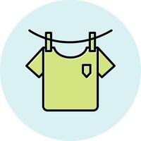 Waschen Kleider vecto Symbol vektor
