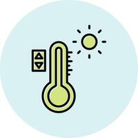 Temperatur Steuerung vecto Symbol vektor