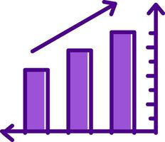 Statistiken erhöhen, ansteigen vecto Symbol vektor