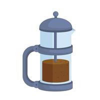 Kaffee French Press vektor