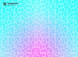 abstrakte blaue und rosa Farbverlauf geometrische Dreiecke Muster Hintergrund und tecture Technologiekonzept. vektor