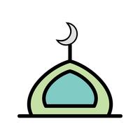 Moschee-Vektor-Symbol vektor