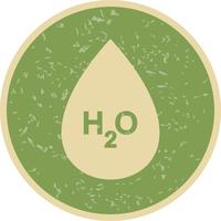 H2O Vector Icon