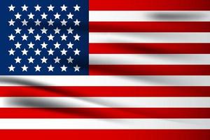 Amerika flagga vektorillustration. för den nationella flaggdagen vektor