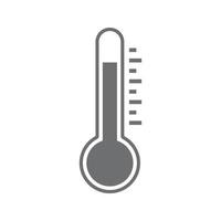 Thermometer Temperatur heißer oder kalter Symbolvektor für Web, Präsentation, Logo, Infografik vektor