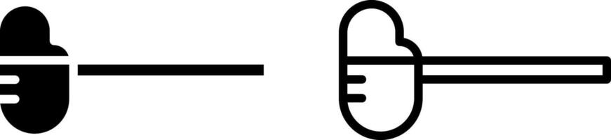 messen Löffel Symbol, Zeichen, oder Symbol im Glyphe und Linie Stil isoliert auf transparent Hintergrund. Vektor Illustration