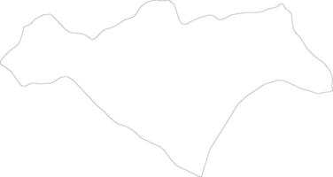 bazega Burkina faso översikt Karta vektor